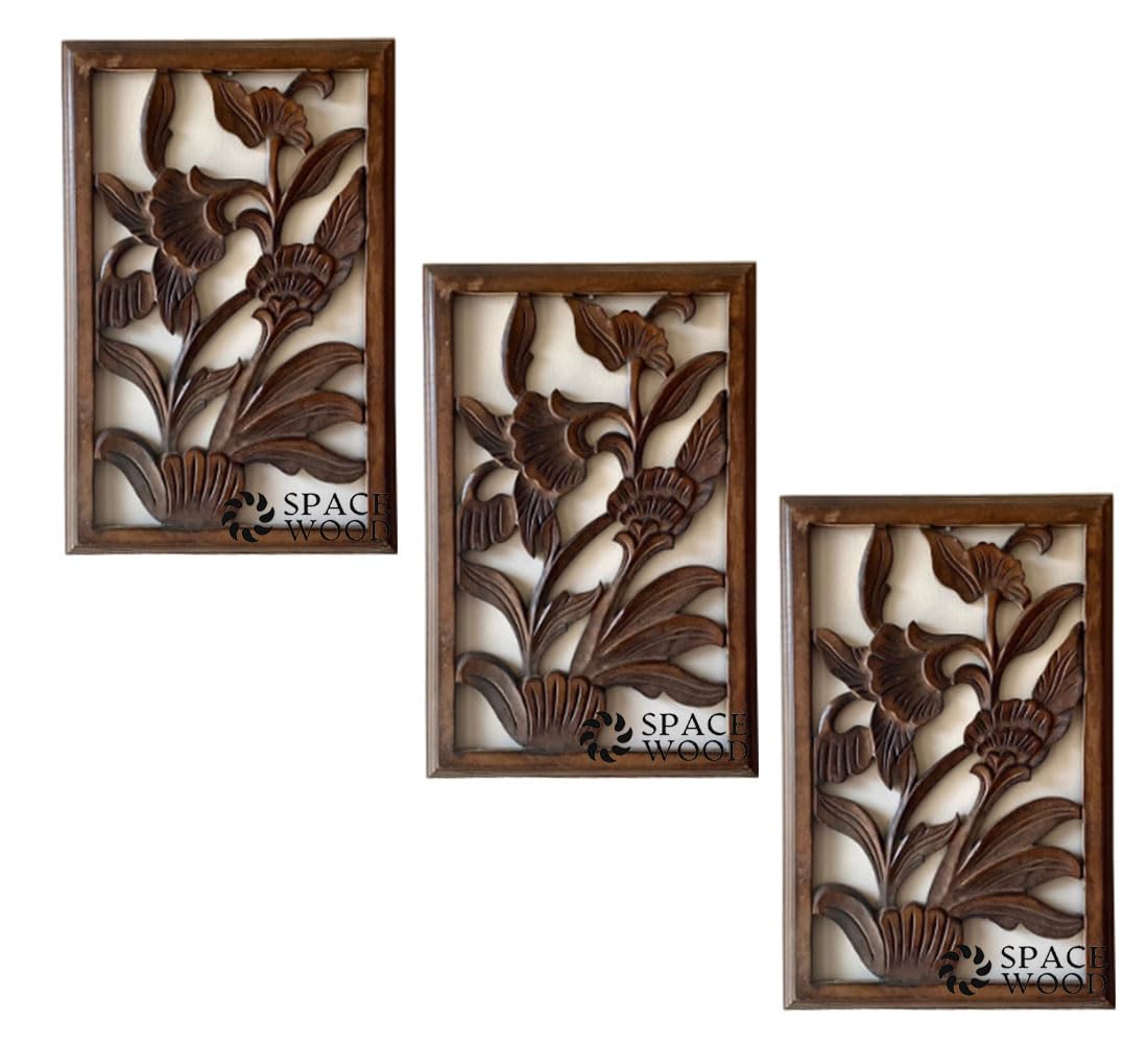 Space Wood Wall Hanging Panel | Wooden Wall Decorative Frame For Living Room | Mdf Wall Decor Wooden Frame For Home,14X8.5 Inche